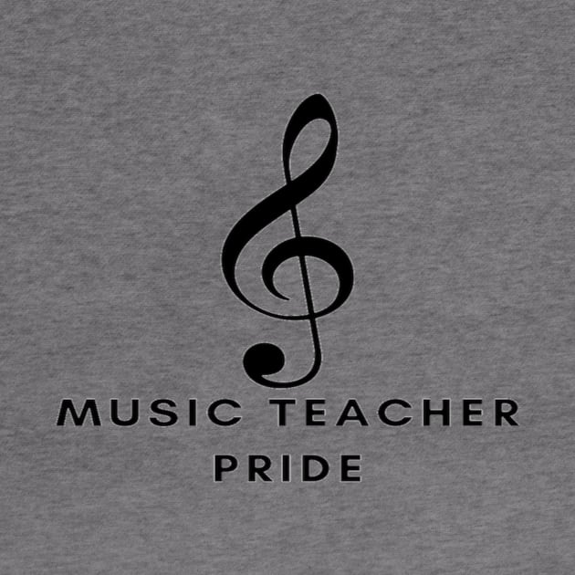 Music Teacher Pride Treble Clef by Musician Gifts